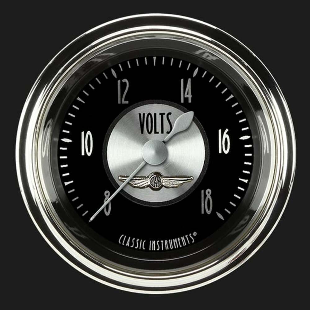All American Tradition 2 1/8" Voltage Gauge AT130SHC