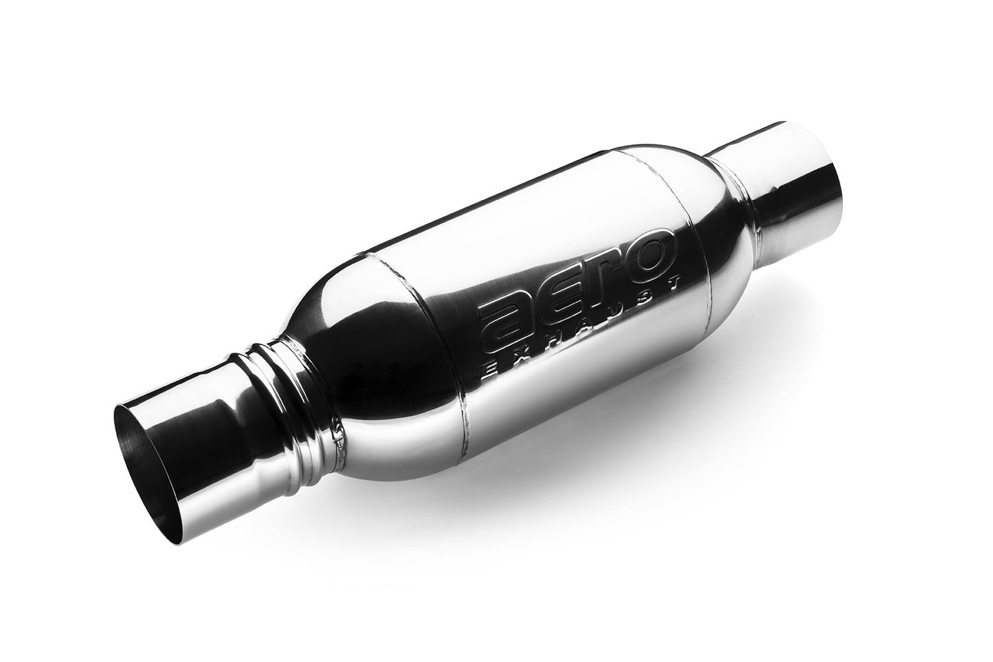 AERO Turbine Performance Muffler Polished 304 Grade Stainless Steel-AT3535-JHPR