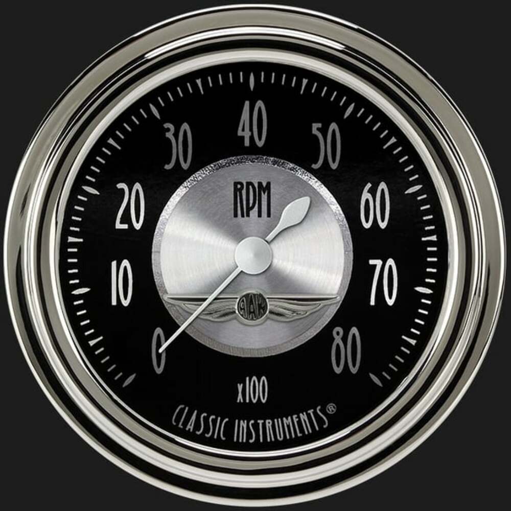 All American Tradition 2 5/8" Tachometer AT383SLC