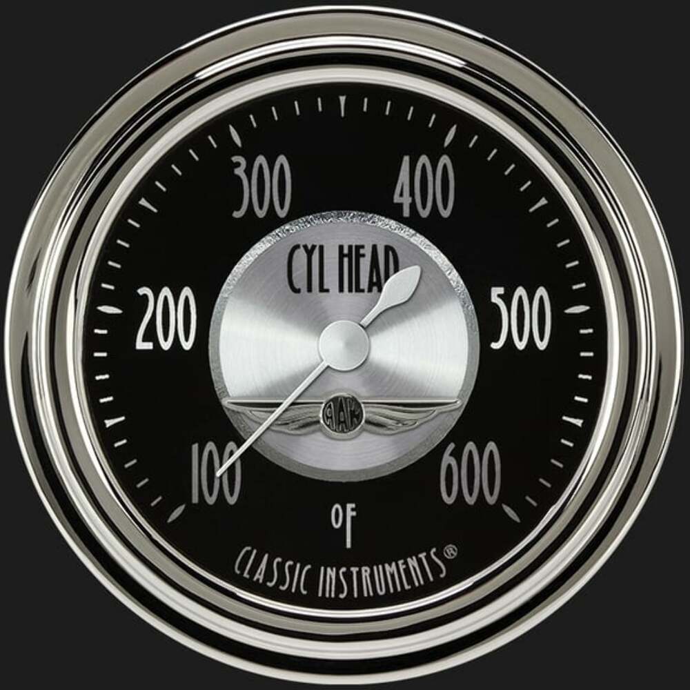 All American Tradition 2 5/8" Cylinder Head Temp. Gauge AT397SLC