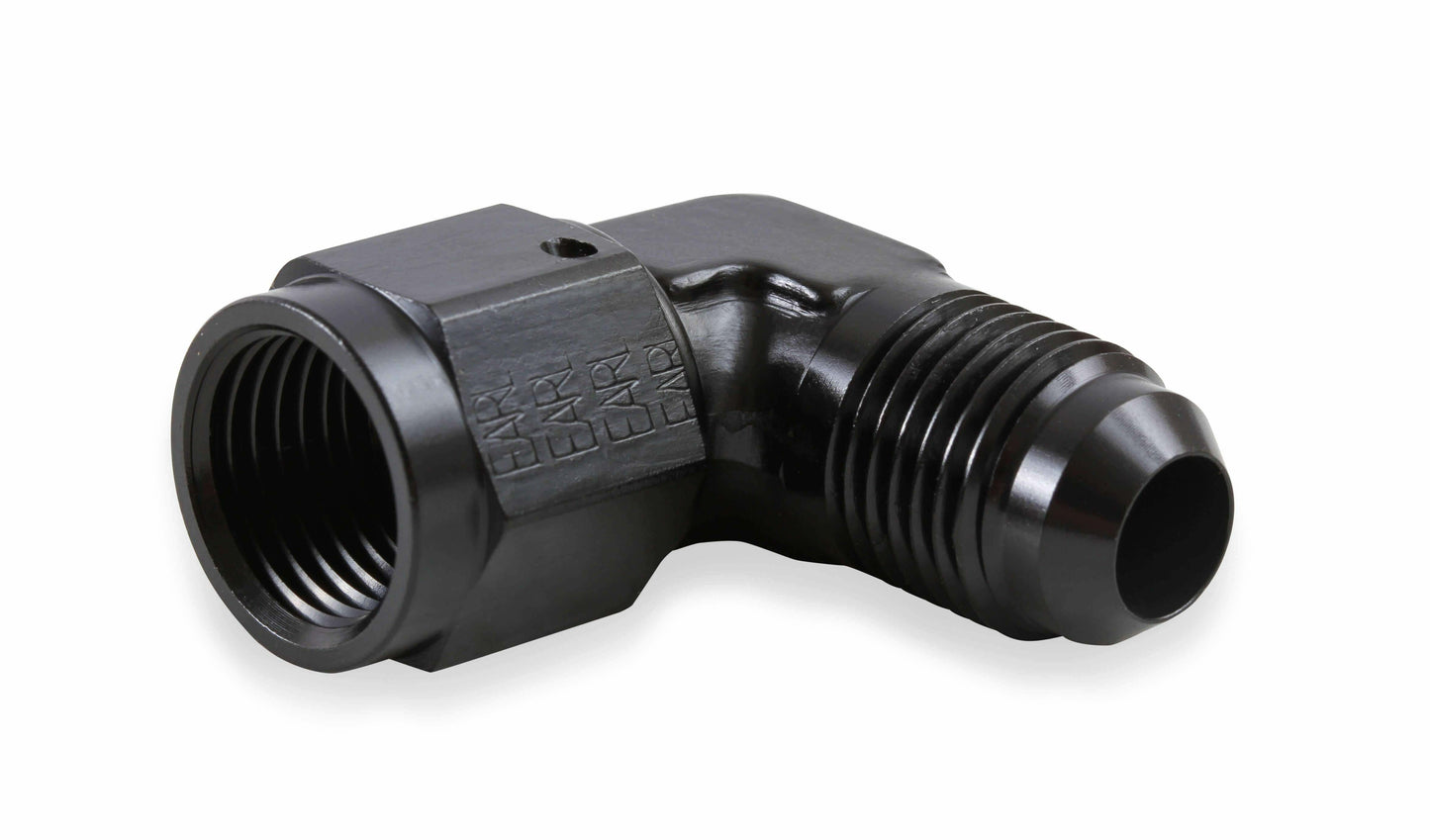 Earls 90 Degree -8 AN Male to -8 AN Female Swivel - AT921108ERL