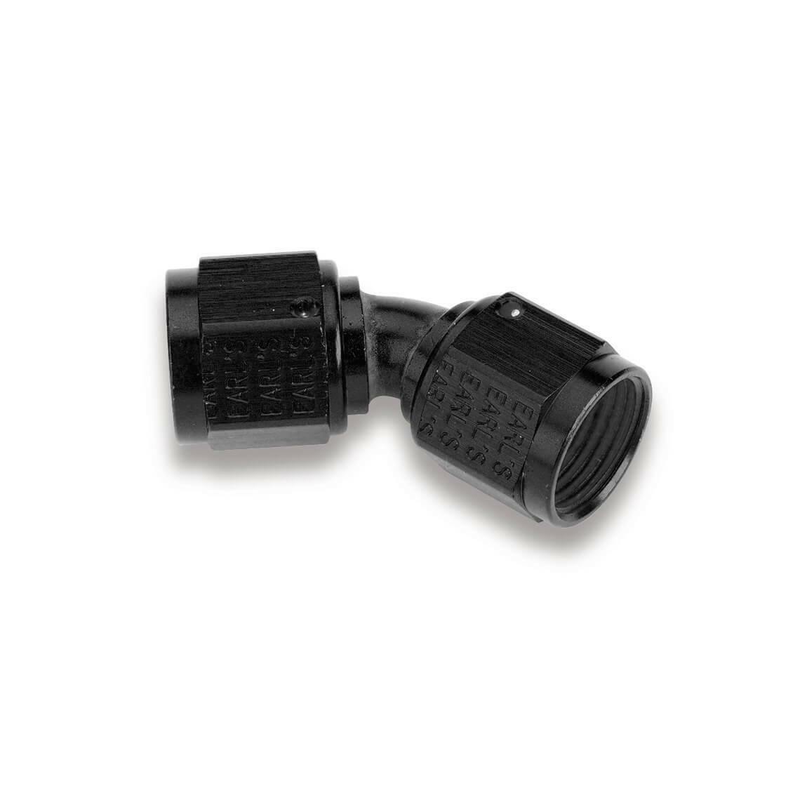 Earls 45 Degree -8 AN Female to Female Swivel - AT939208ERL