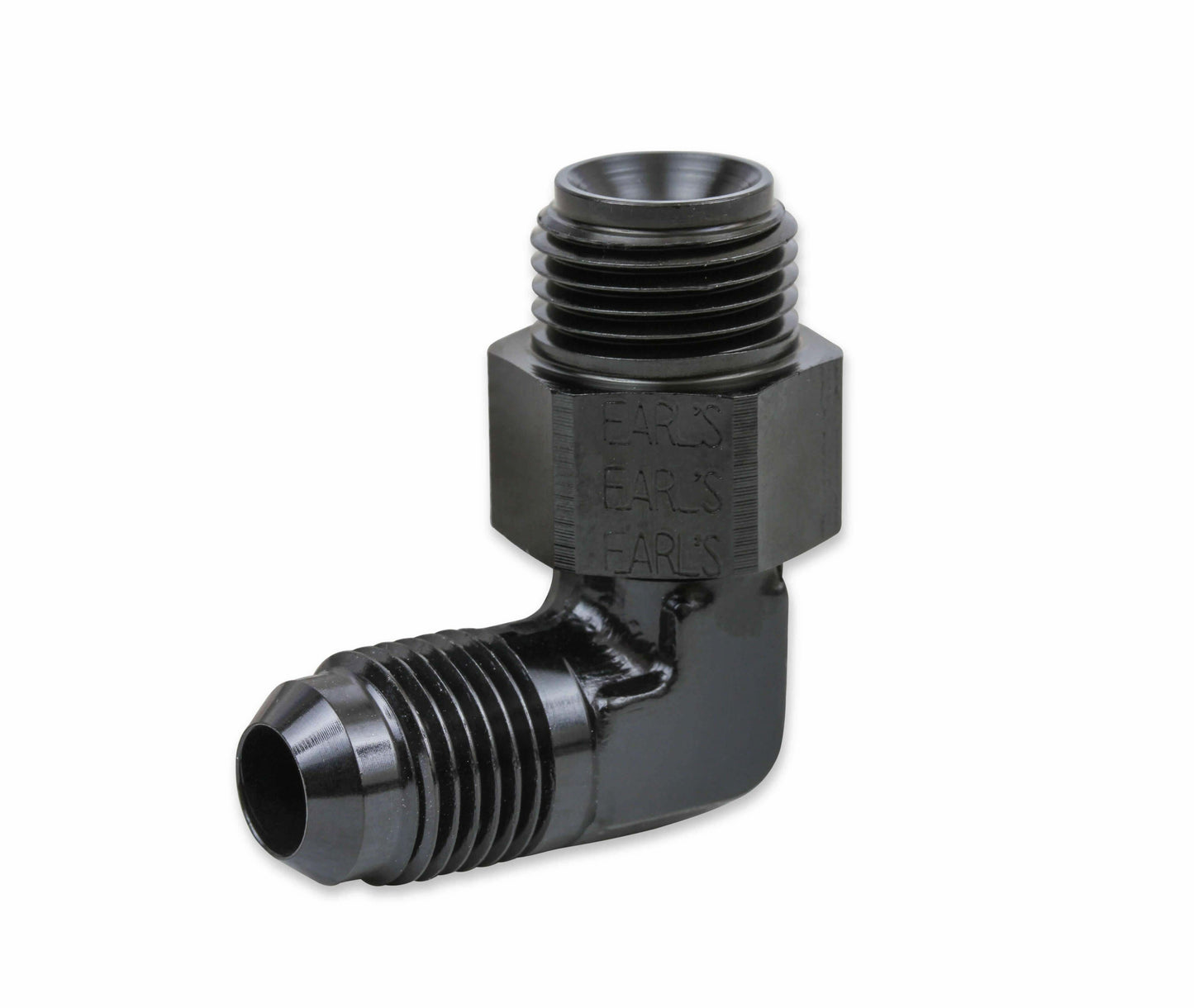 Earls 90 Degree -6 AN Male to 5/8-18 Inverted Flare Male Swivel - AT949096ERL