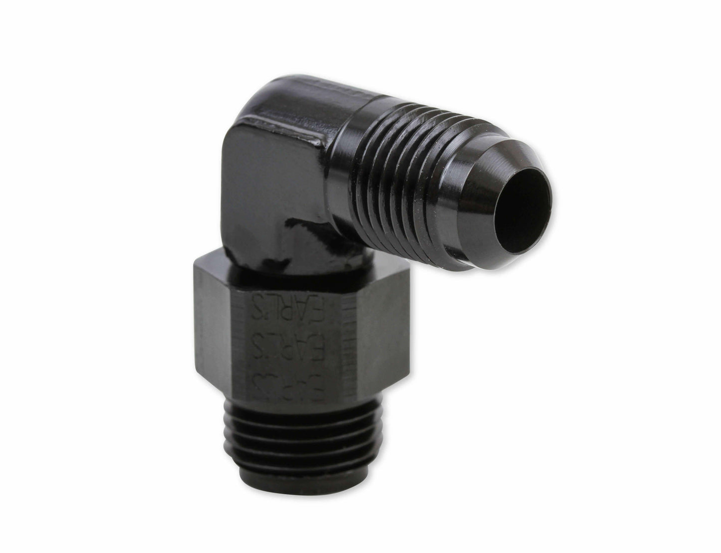 Earls 90 Degree -6 AN Male to 5/8-18 Inverted Flare Male Swivel - AT949096ERL