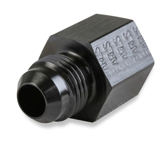 Earls -6 AN Male to 16mm x 1.50 Female - Black - AT9894DBJERL