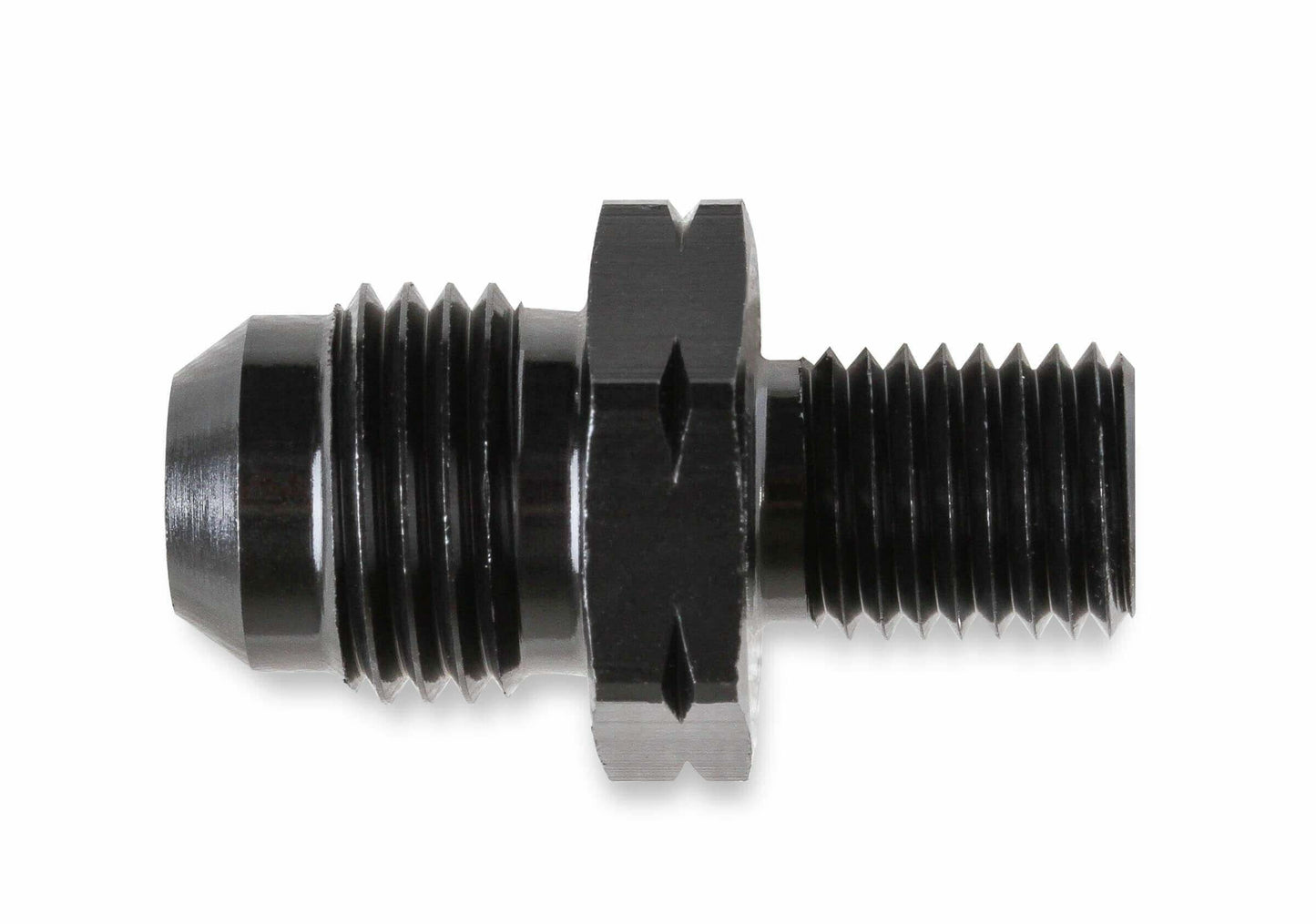 Earls Straight Male AN -6 to 12mm x 1.5 - Black - AT9919DFGERL