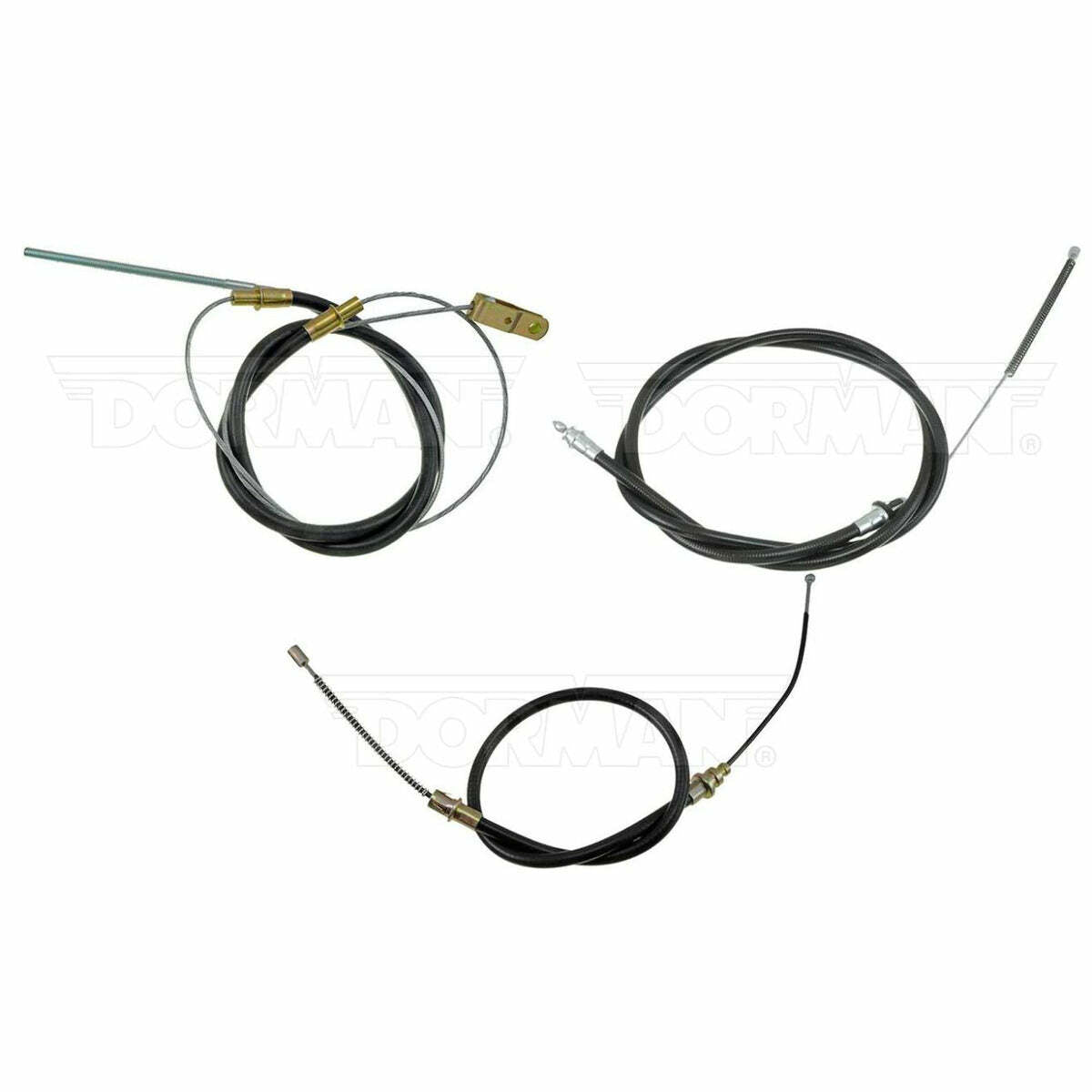 73-74 Mopar B-Body Parking Brake Cable Kit; Fine Lines BCR05 - Brake Line and Hose Kit Car Part People