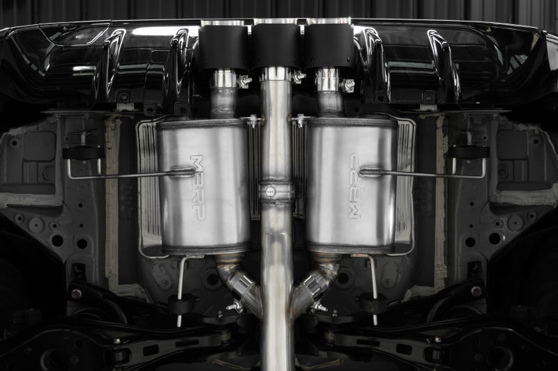 Fits 2024 Acura Integra 3" Cat Back, Triple Rear Exit, T304, CF Tips - S49043CF