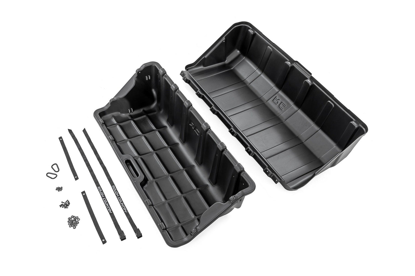 Rough Country Truck Bed Cargo Storage Box - Lid & Box - Easy Access - Full Size 56" - 10208