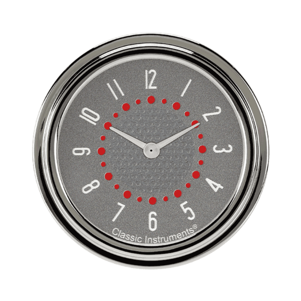 Bel Era III Matching Gray 2 5/8" Clock BET92G