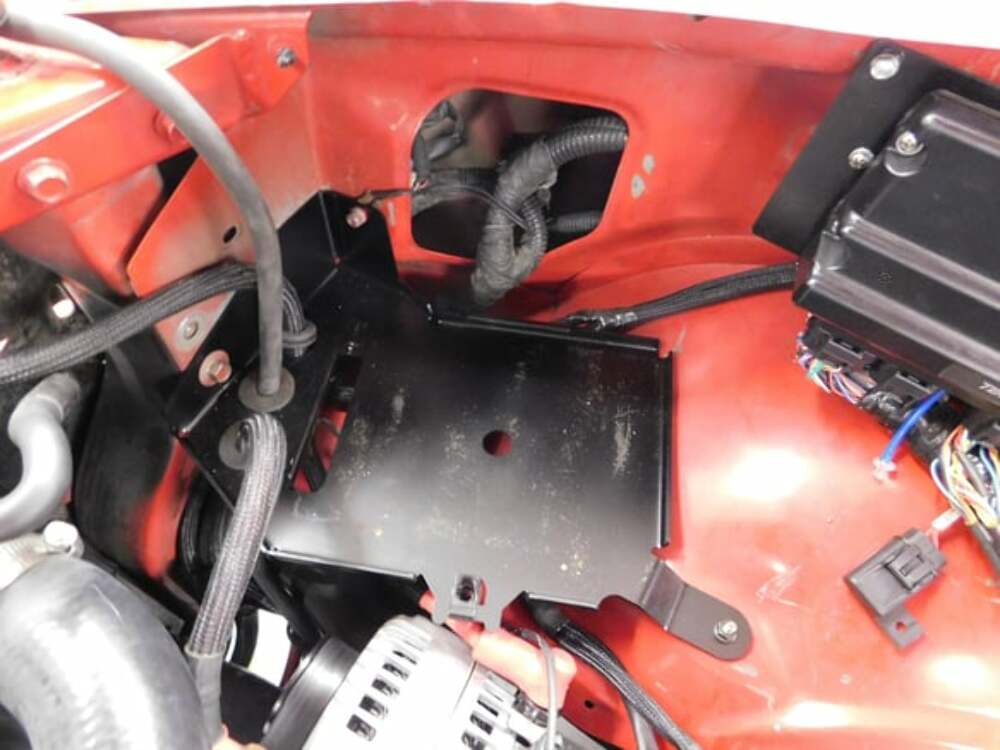 Fits 1997-2004 Dodge Dakota W/ Gen Iii Hemi; Battery Tray Relocation Kit-BHS576