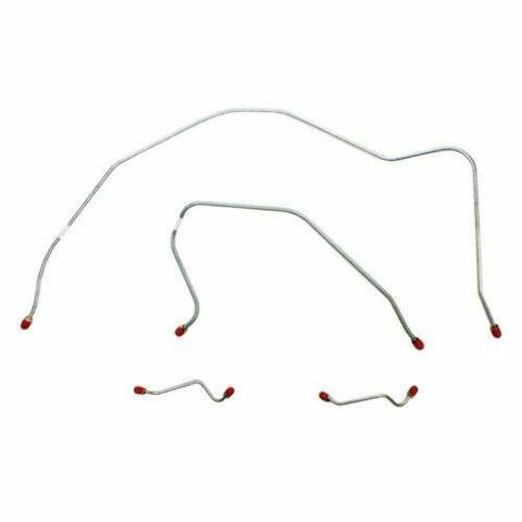 1956-1957 Chevrolet Bel Air Front Brake Line Kit Standard Brakes Stainless BKT5601SS