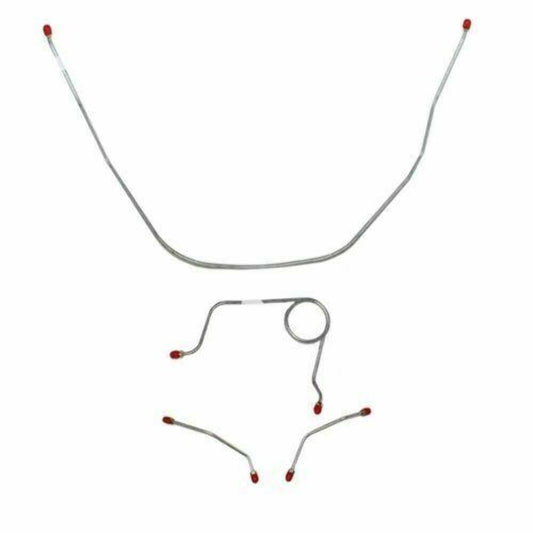 1958 Chevrolet Bel Air Front Brake Line Kit Standard Brakes - BKT5801SS - Front Lines Car Part People
