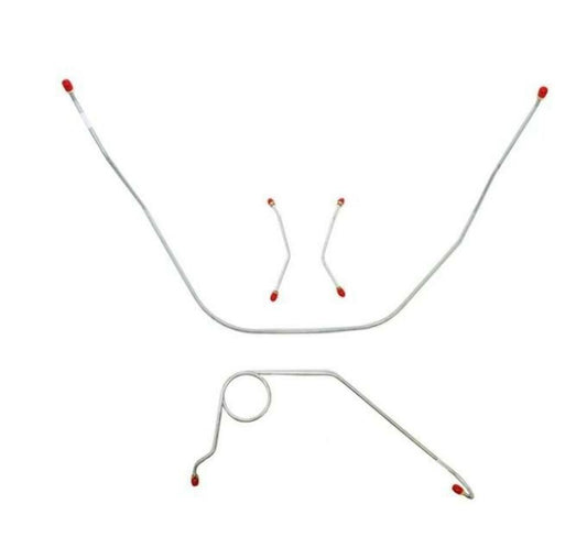 1958 - 1964 Chevrolet Bel Air Front Brake Line - BKT5812SS - Front Lines Car Part People