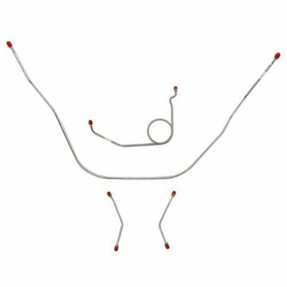 1959-61 Chevrolet Bel Air Front Brake Line Kit Standard Brakes - BKT5901SS - Front Lines Car Part People
