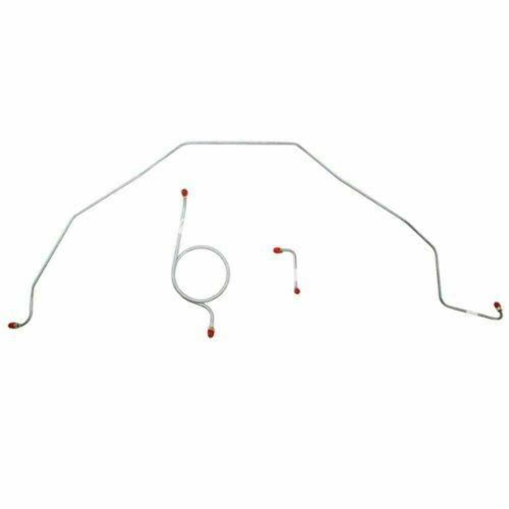 1966 Chevrolet Bel Air w/ Standard Brakes Front Brake Line Kit - BKT6601SS - Front Lines Car Part People