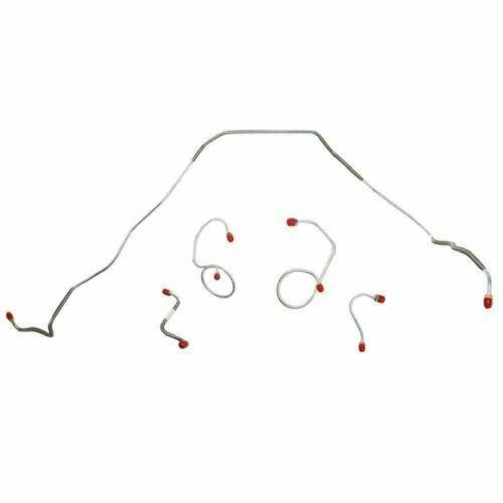 1967-68 Chevrolet Bel Air Front Brake Line Kit Power Disc Brakes - BKT6703OM - Front Lines Car Part People