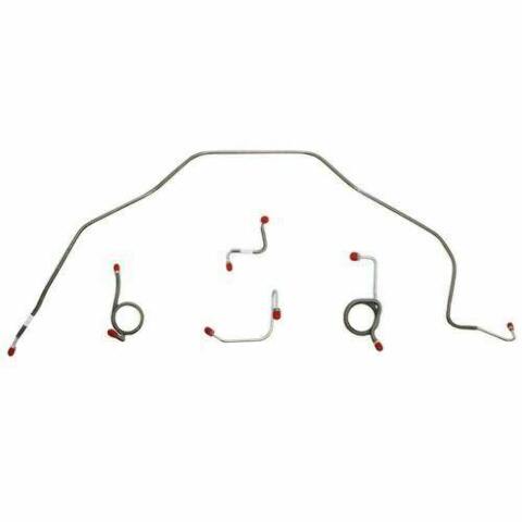 1969 Chevrolet Bel Air Front Brake Line Kit Power Disc Brakes - BKT6903SS