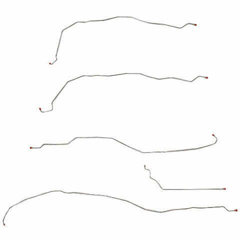 For Chevy Silverado 2500 HD 2001-07 Complete BrakeLine & Hose V8 ExtCab-BLH1-CPP