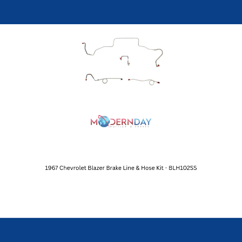 1967 Chevrolet Blazer Brake Line & Hose Kit - BLH102SS