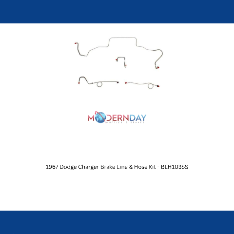1967 Dodge Charger Brake Line & Hose Kit - BLH103SS