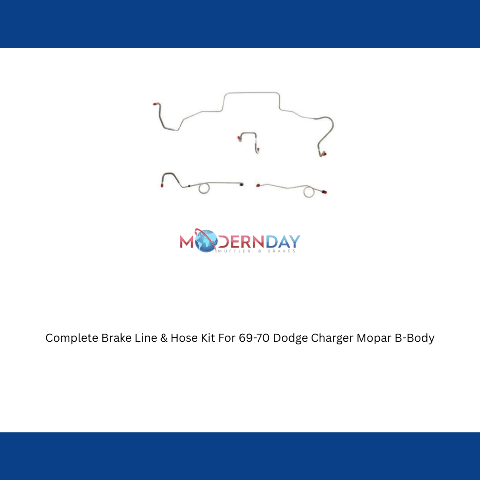 Complete Brake Line & Hose Kit For 69-70 Dodge Charger Mopar B-Body - BLH104OM