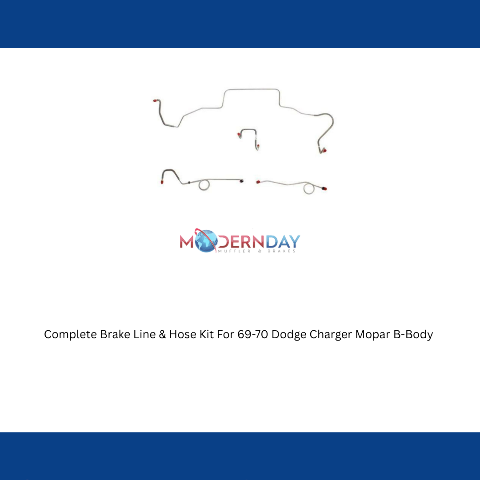 Complete Brake Line & Hose Kit For 69-70 Dodge Charger Mopar B-Body - BLH104SS