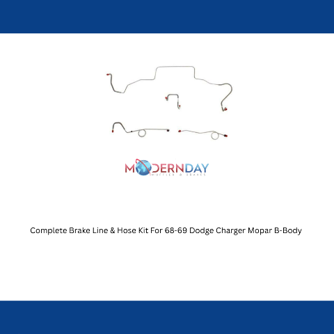 Complete Brake Line & Hose Kit For 68-69 Dodge Charger Mopar B-Body - BLH106OM