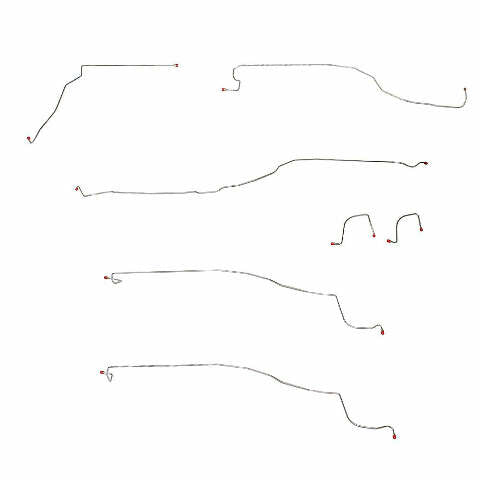 03-04 GMC Sierra 1500 Brake Line & Hose Kit 4WD Ext Cab/Long Bed