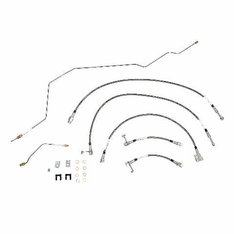 01-02 Dodge Ram 2500 Brake Line & Hose Kit 4WD Ext Cab/Short Bed Disc Brakes Man
