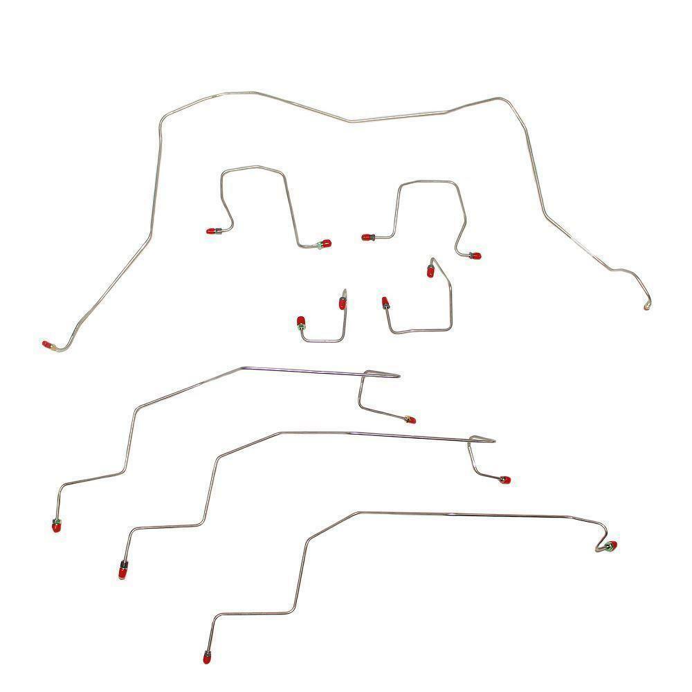 For Dodge Ram 2500 2001-02 BrakeLine&Hose 4WD LongBed ExtCab Auto Disc-BLH74-CPP - Brake Line and Hose Kit Car Part People