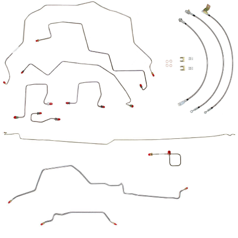 For Dodge Ram 2500 98-01 BrakeLine&Hose 4WD LongBed ExtCab RWABS Rear-BLH82-CPP