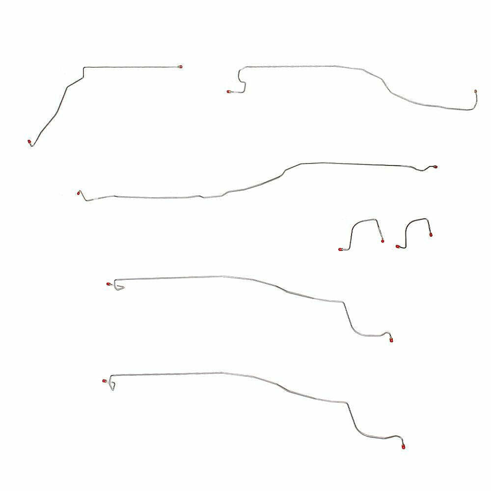 03-06 GMC Yukon 1500 Brake Line & Hose Kit 4WD No Traction Control 130 WB
