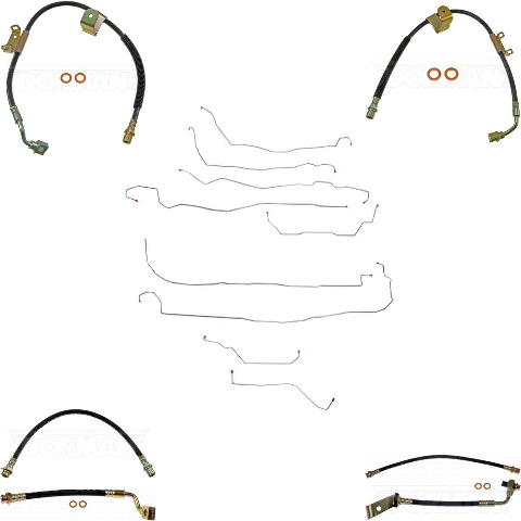 Complete Brake Line & Hose Kit for 2003-2007 Hummer H2 BLH97