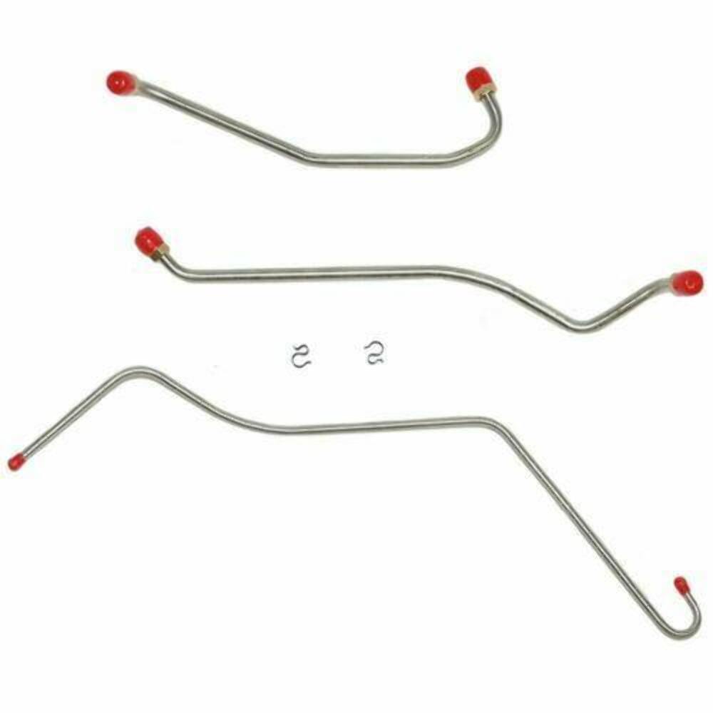 1969 Chevrolet Bel Air Pump to Carburetor Fuel Line w/ Quadrajet - BPC6903SS - Pre-Bent Fuel Lines Car Part People