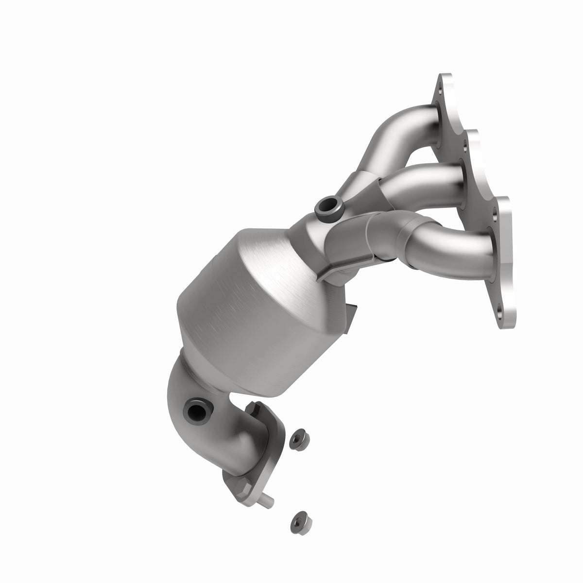 Catalytic Converter with Integrated Exhaust Manifold for HM Grade Federal / EPA Compliant Direct-Fit Manifold Catalytic
