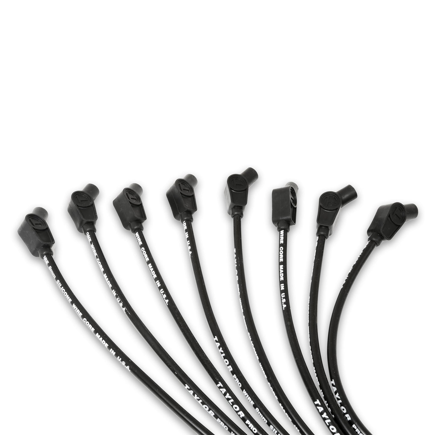 Spark Plug Wire Set Universal 8mm Silicone 135? 0 ohm/ft Prowire Solid 70052