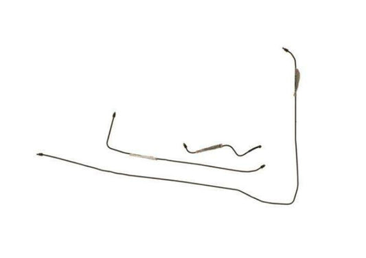 1964-67 Chevrolet El Camino Rear Air Shock Lines Stainless - CAS6401SS - Rear Lines Car Part People