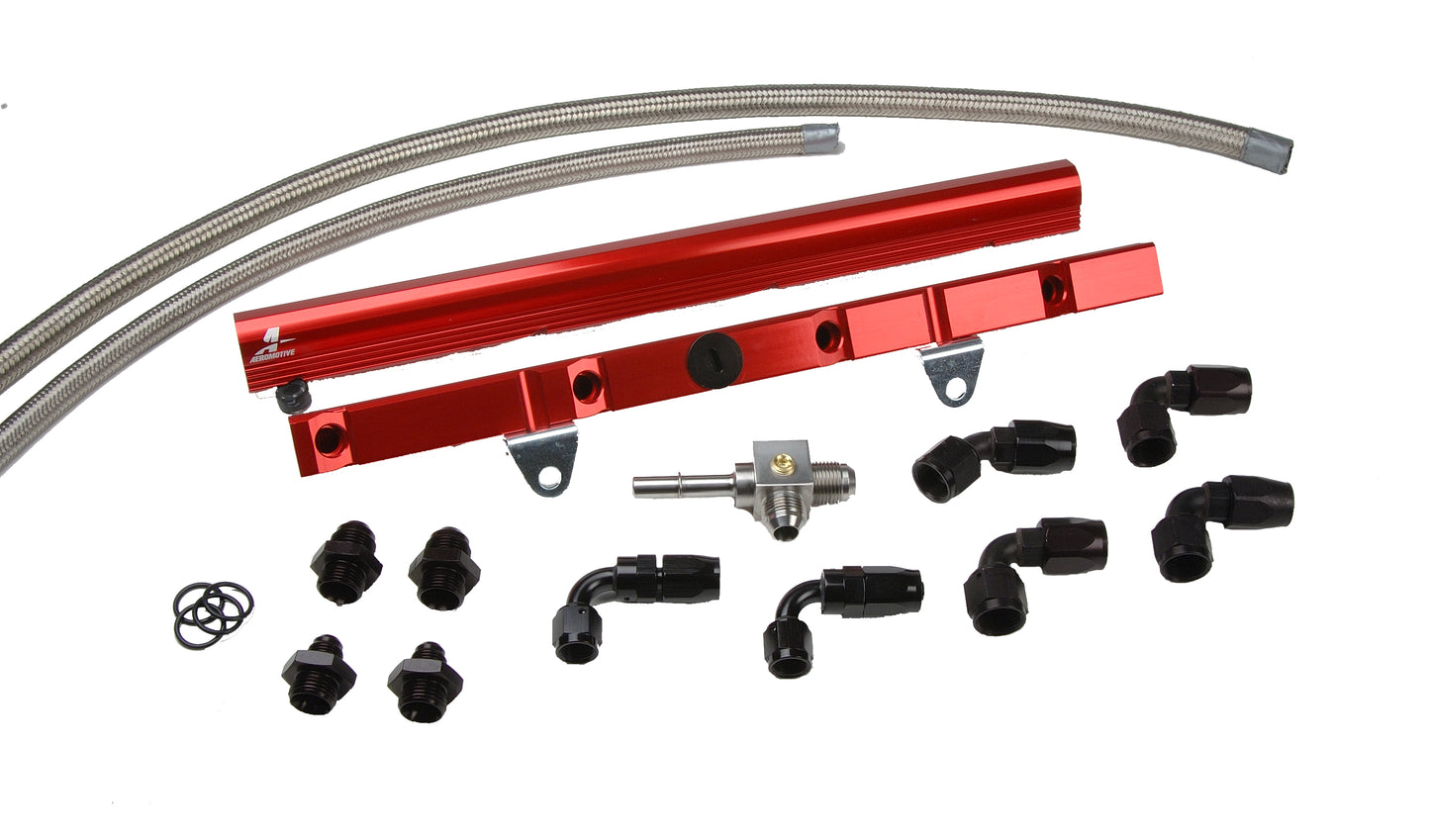 Fuel Injection Fuel Rail Kit EFI Fuel Rail Vehicle Specific Fit Aeromotive 14139-BGPL