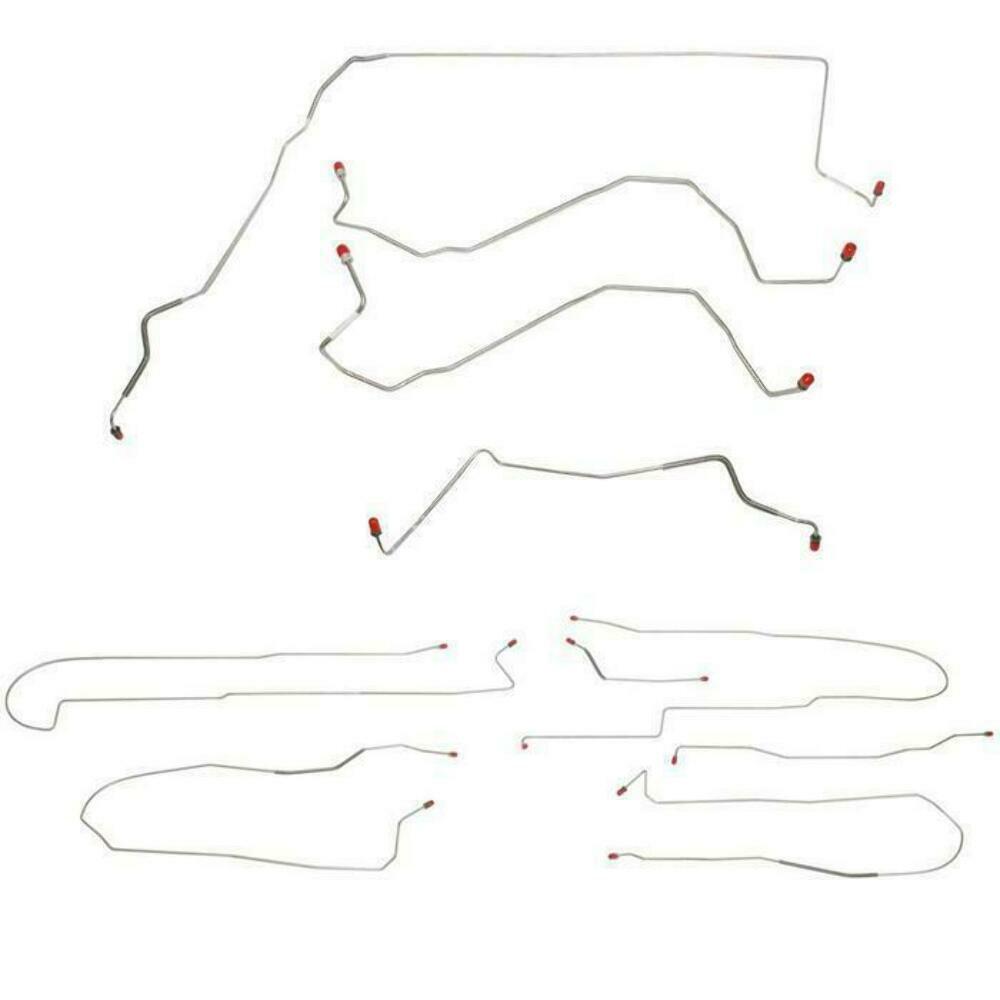 For Pontiac Bonneville 2000-2003 Complete Brake Line Kit -CBK0001OM-CPP - Complete Brake Line Kit Car Part People