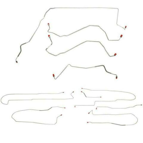 Pontiac Bonneville 2000-2003 Complete Brake Line Kit ABS 4W Disc Steel CBK0001OM-CP