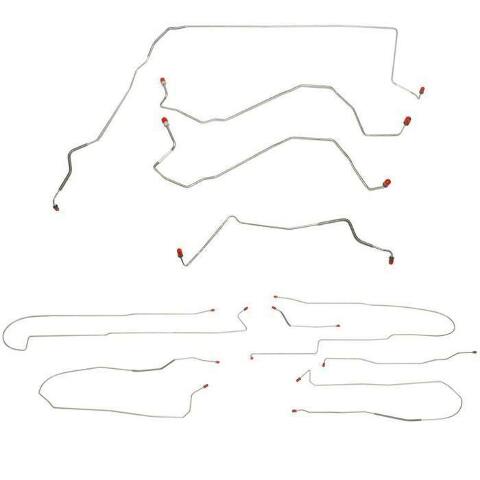 Pontiac Bonneville 2000-03 Complete Brake Lines AWABS 4W Disc Stainless CBK0001SS-CP