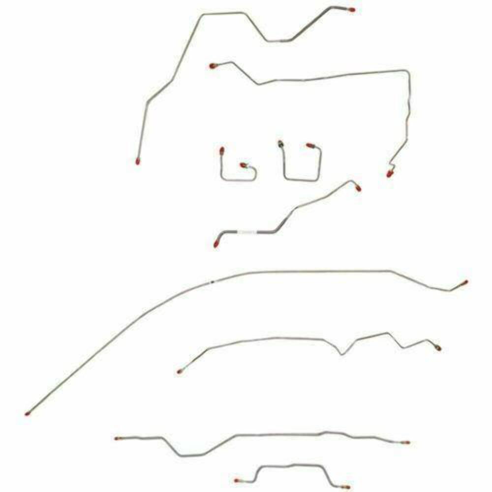 1995 - 2001 Jeep Cherokee Brake Line Kit - CBK0002OM - Complete Brake Line Kit Car Part People