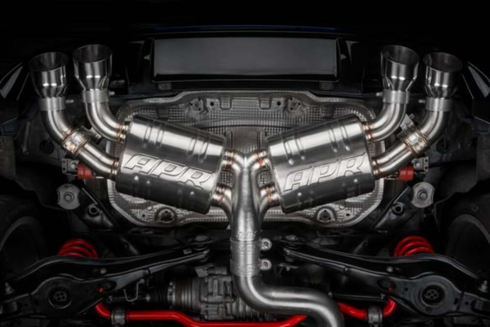 Fits 2015-17 S3 Audi APR Catback Exhaust System-S3 Sportback(8V)/T-Roc CBK0004