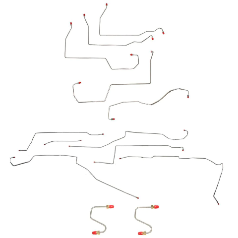 For Oldsmobile 88 1996-1999 Complete Brake Line Kit -CBK0009SS-CPP