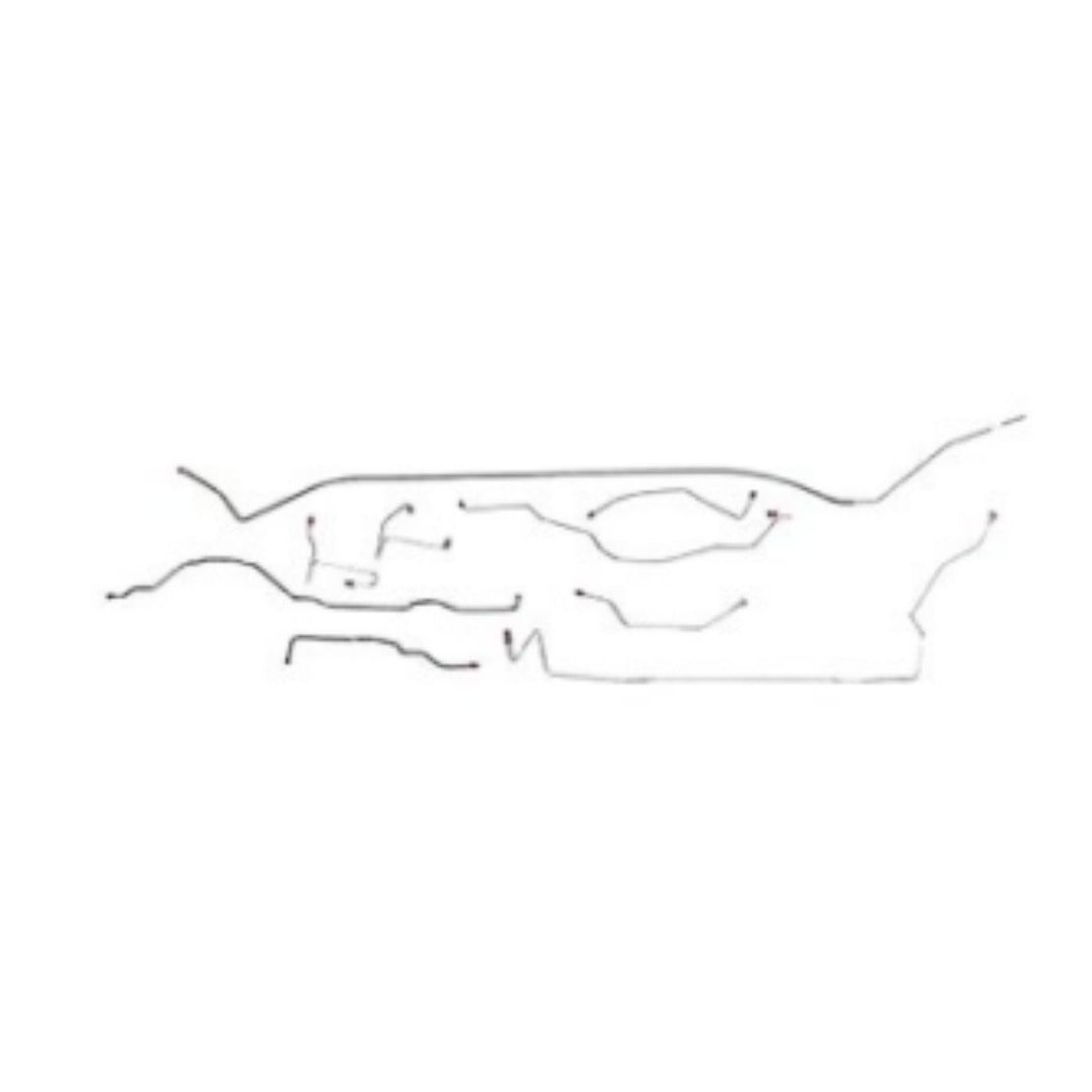 For Jeep Grand Cherokee 1999-2004 Complete Brake Line Kit -CBK0010OM-CPP - Complete Brake Line Kit Car Part People