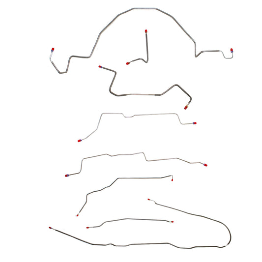 98-01 Ford Ranger Brake Line Kit 2WD RWABS Stainless Steel CBK0019SS - Complete Brake Line Kit Car Part People