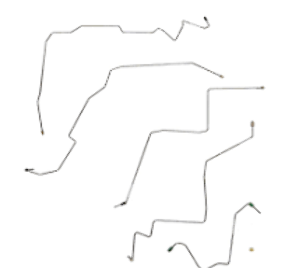 02-05 Dodge Ram 1500 Brake Line Kit 4WD Ext Cab/Short Bed RWABS - Complete Brake Line Kit Car Part People
