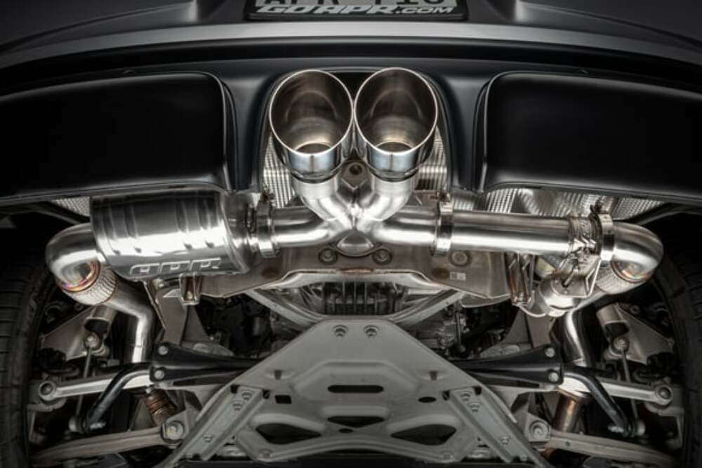 Fits 2017-24 718 Boxster Porsche Catback Exhaust Left Muffler-2.0/2.5T CBK0028
