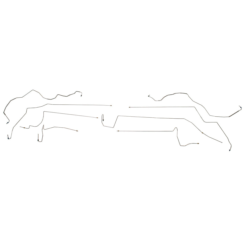 99-03 Toyota Solara Complete Brake Line Kit w/ AWABS, 4W Disc Brakes Stainless CBK0031SS